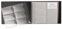 Exacompta Visitekaartenmap Exactive, Ft 20 x 25 cm, voor 240 kaarten, zwart