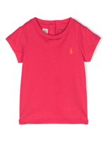 Ralph Lauren Kids T-shirt met borduurwerk - Roze - thumbnail