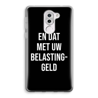 Belastinggeld - Zwart: Honor 6X Transparant Hoesje