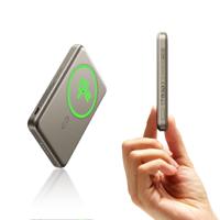 Qi2 MagSlim Power Bank (5K) - Titanium - thumbnail