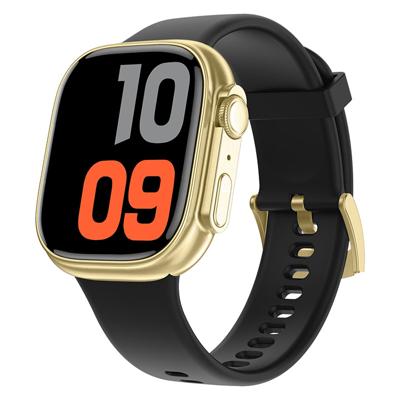 Smarty 2.0 Smartwatch met Siliconenband | Zwart/Goud | SW071E