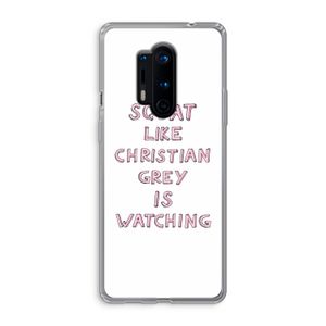 Christian Grey: OnePlus 8 Pro Transparant Hoesje