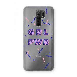 GRL PWR: Xiaomi Redmi 9 Transparant Hoesje