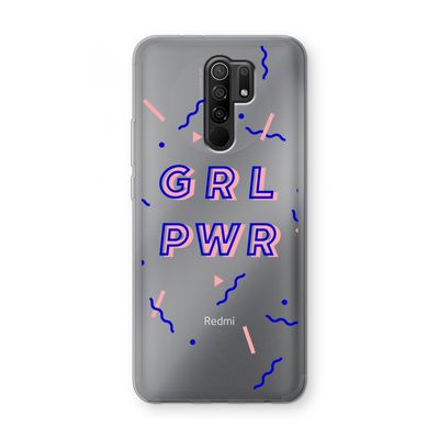 GRL PWR: Xiaomi Redmi 9 Transparant Hoesje
