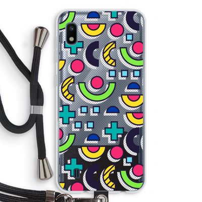 8-bit N°6: Samsung Galaxy A10 Transparant Hoesje met koord