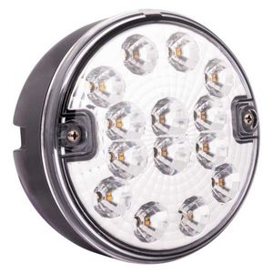 Ac hteruitrijlicht 140 mm. 12-24v led *