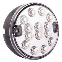 Ac hteruitrijlicht 140 mm. 12-24v led *