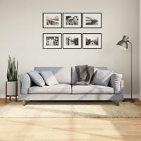 VidaXL Vloerkleed pamplona shaggy hoogpolig modern 100x200 cm goud