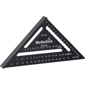 Hultafors Rafter Square 0-90 graden 18 cm - HU257010 - HU257010