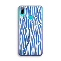 Blauwe nerven: Huawei P Smart (2019) Transparant Hoesje