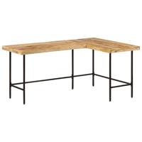 Bureau 165x110x77 cm massief mangohout en ijzer Bureau 165x110x77 cm massief mangohout en ijzer