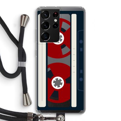 Here's your tape: Samsung Galaxy S21 Ultra Transparant Hoesje met koord