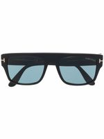 TOM FORD Eyewear lunettes de soleil Fausto à monture rectangulaire - Noir