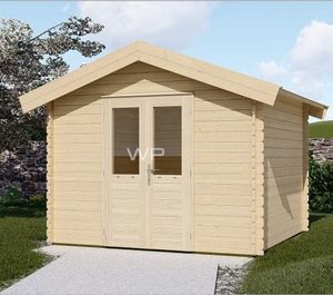 Woodpro Blokhut/Tuinhuis Dreumel 300x300 cm- Zadeldak- Hout- Woodpro