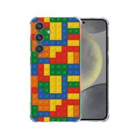 Samsung Galaxy S25 Hoesje - Blokken TPU Antishock