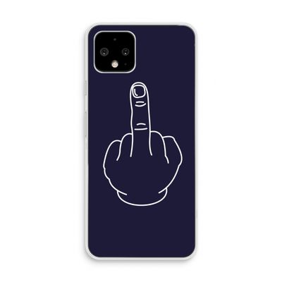 F**k U: Pixel 4 Transparant Hoesje