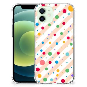 iPhone 12 Mini Doorzichtige Silicone Hoesje Dots