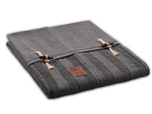 Rib plaid antraciet
