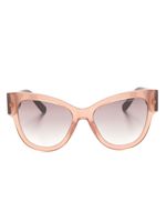 Marc Jacobs Eyewear lunettes de soleil à monture papillon - Rouge - thumbnail