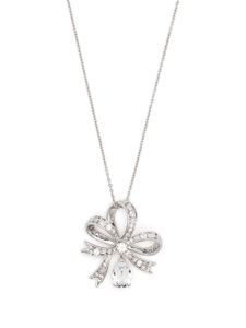 Swarovski collier Volta à pendentif nœud - Argent