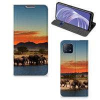 OPPO A73 5G | Hoesje maken | Olifanten