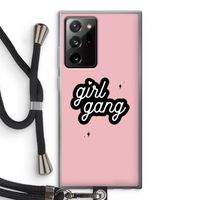 Girl Gang: Samsung Galaxy Note 20 Ultra / Note 20 Ultra 5G Transparant Hoesje met koord