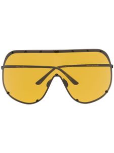 Rick Owens lunettes de soleil Ros Mask - Noir