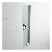Wandnis Solid Surface Easy | In- en opbouw | 30x90x8 cm | 2 vakken | Greey