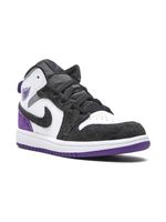 Jordan Kids baskets Air Jordan 1 Mid SE “Purple Suede” - Blanc - thumbnail