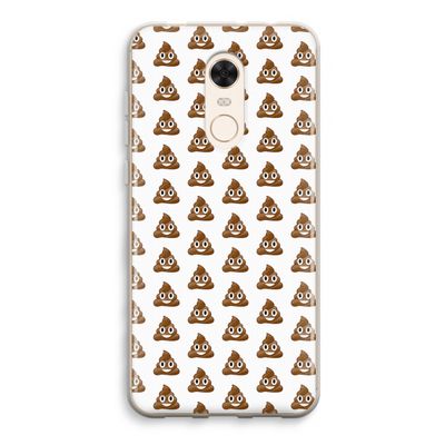 Poop emoji: Xiaomi Redmi 5 Transparant Hoesje