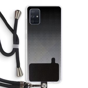Musketon Halftone: Samsung Galaxy A71 Transparant Hoesje met koord