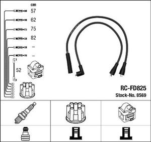 Bougiekabelset RCFD825