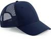 Beechfield CB75R Recycled Urbanwear 6 Panel Snapback Trucker - French Navy - One Size - thumbnail