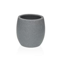 Tandenborstelhouder Versa Luvo Grijs Hars 7,5 x 11,1 x 7,5 cm