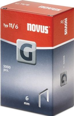 Novus Vlakdraad nieten G 11/6mm | | 5000 stuks - 042-0527 042-0527