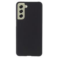 Samsung Galaxy S21 FE 5G Rubberen Plastic Case - Zwart