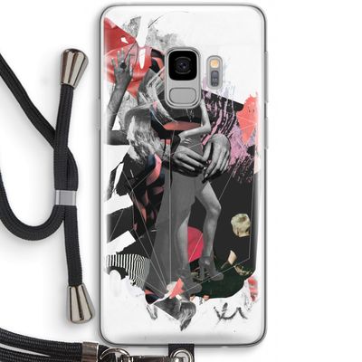 Dissimulation du réel: Samsung Galaxy S9 Transparant Hoesje met koord
