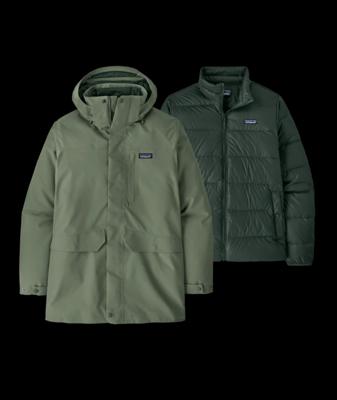 Patagonia Tres 3-in-1 Parka 3 in 1 jas Heren Old Growth Green XL