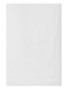 Dolce & Gabbana serviette en coton à logo en jacquard - Blanc