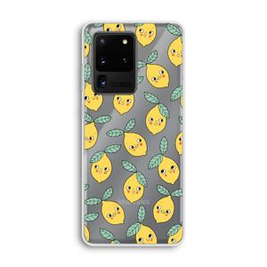 Citroenen: Samsung Galaxy S20 Ultra Transparant Hoesje