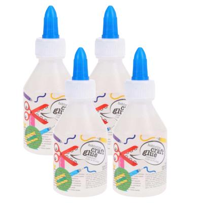 Topwrite Hobby lijm - 4x - 100 ml - transparant - snel drogend - met doseerdop - kindvriendelijk