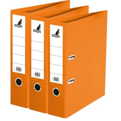 Ringband map/ordners A4 - 3x - oranje - 31 x 28 x 7 cm - Documenten opbergen - Kantoorartikelen