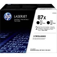 HP 87X originele high-capacity zwarte LaserJet tonercartridges, 2-pack - thumbnail