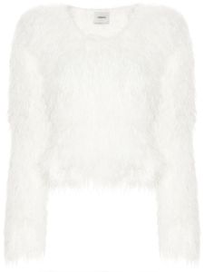 Coperni pull en maille Fluffy - Blanc