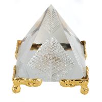 Kristallen Piramide Feng Shui met Pootjes (5 cm) - thumbnail