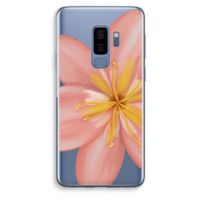 Pink Ellila Flower: Samsung Galaxy S9 Plus Transparant Hoesje