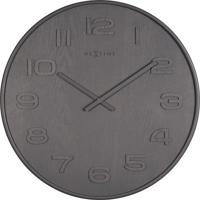 NeXtime klok 3095gs wood wood big, ø52.8 cm, wall, gray NeXtime klok 3095gs wood wood big, ø52.8 cm, wall, gray