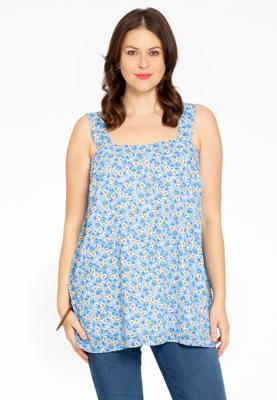 Yoek Singlet A-lijn DAISY | Blauw | Maat 58/60