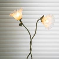 Elegante Calla Flowers Witte Vloerlamp - thumbnail