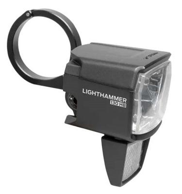 Trelock koplamp lighthammer ls 930-hb e-b 12v dc 130 lux